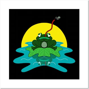Hungry Frog Posters and Art